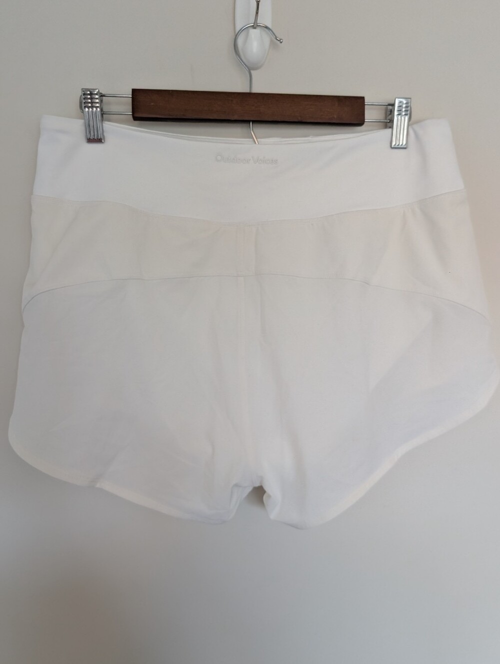 NWT Outdoor Voices Women's White Hudson 2.5" Shorts Size XL Lined Running - Picture 8 of 16
